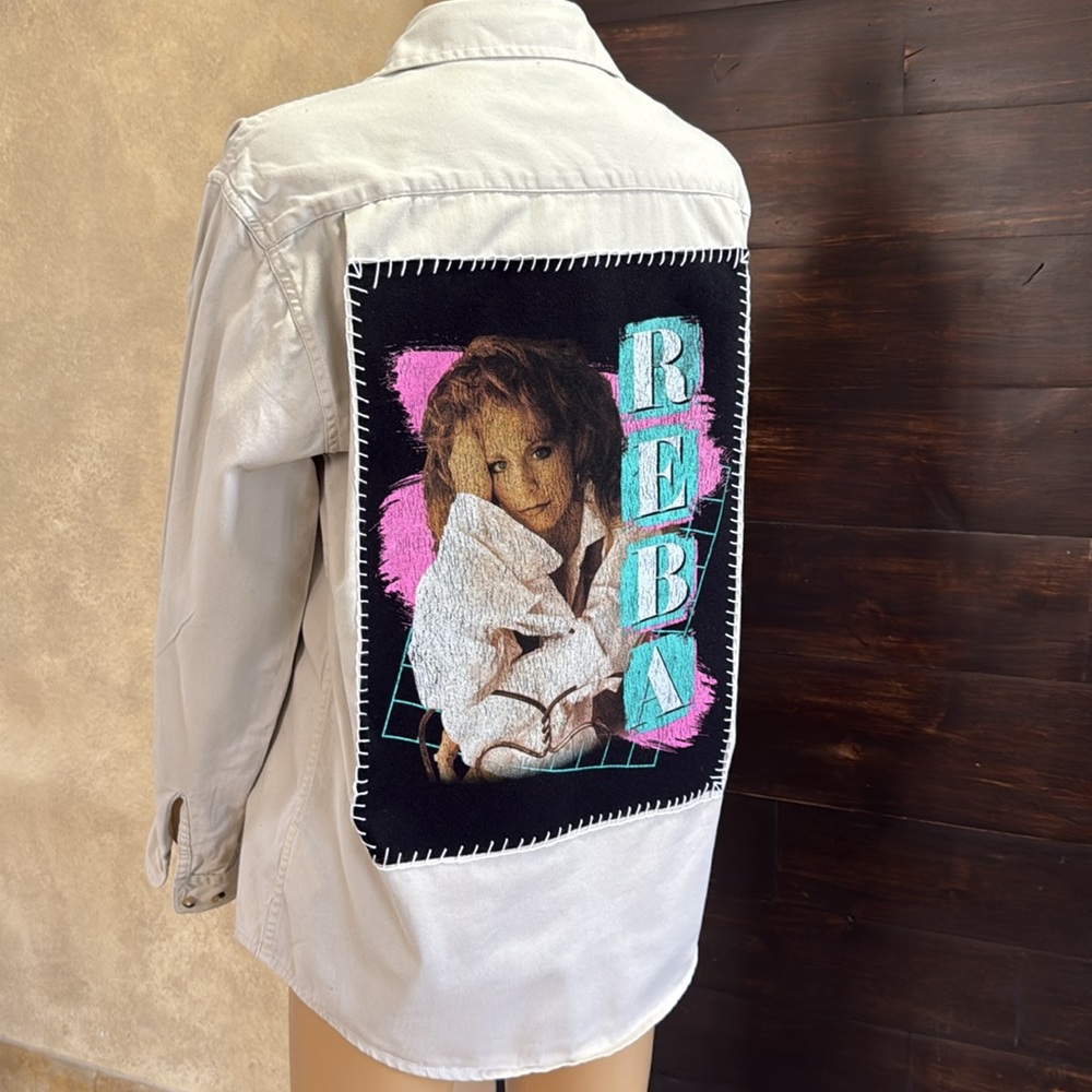 Upcycled Reba Shacket Small - Picture 5 of 7